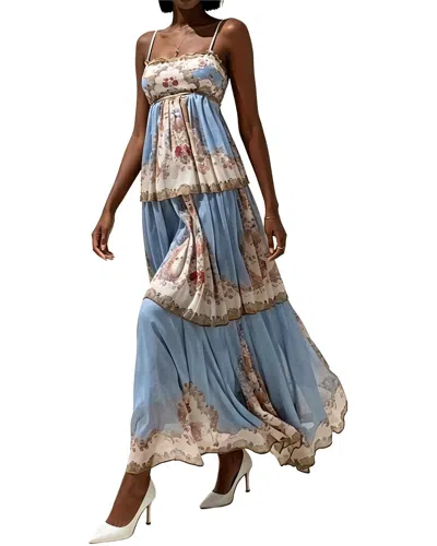 Emma Way Maxi Dress In Blue