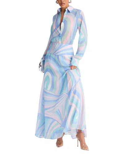 Emma Way Maxi Dress In Blue
