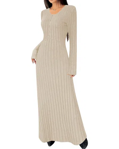 Emma Way Maxi Dress In Gold