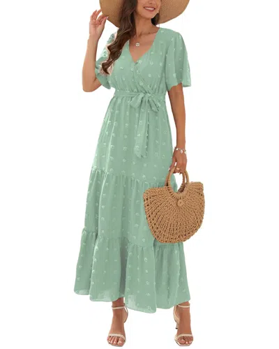 Emma Way Maxi Dress In Green