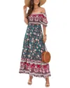 Emma Way Maxi Dress In Multi