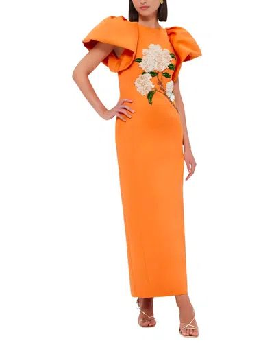 Emma Way Maxi Dress In Orange
