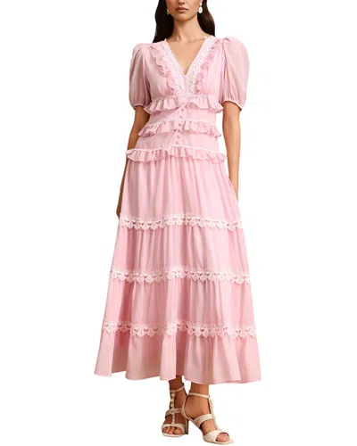 Emma Way Maxi Dress In Pink