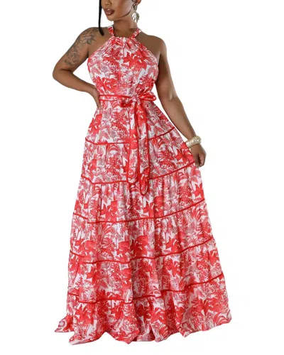 Emma Way Maxi Dress In Red