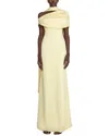Emma Way Solid Maxi Dress In Yellow