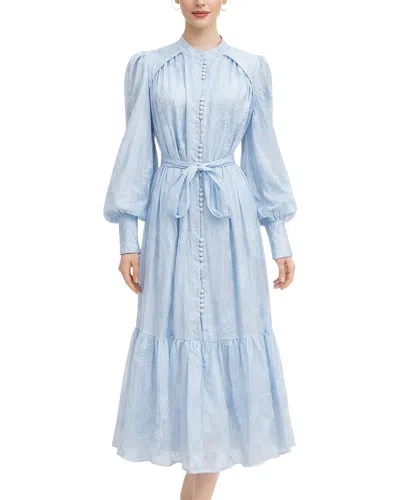 Emma Way Midi Dress In Blue