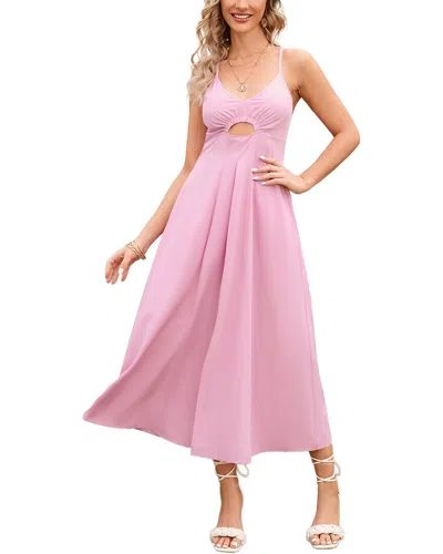 Emma Way Midi Dress In Pink
