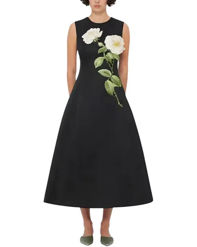 Emma Way Midi Dress In Black