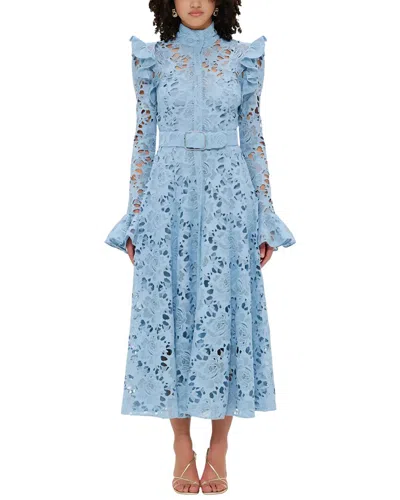 Emma Way Midi Dress In Blue