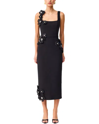 Emma Way Midi Dress In Black