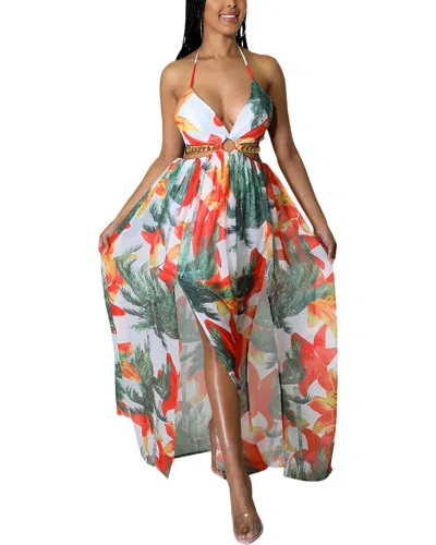 Emma Way Midi Dress In Multi