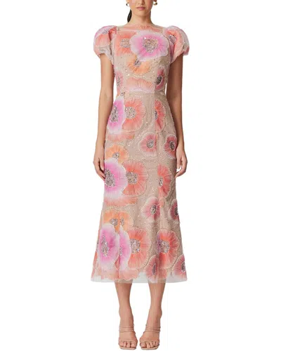 Emma Way Midi Dress In Pink