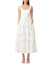 Emma Way Midi Dress In White