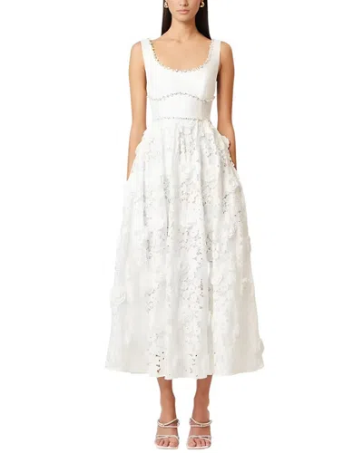 Emma Way Midi Dress In White