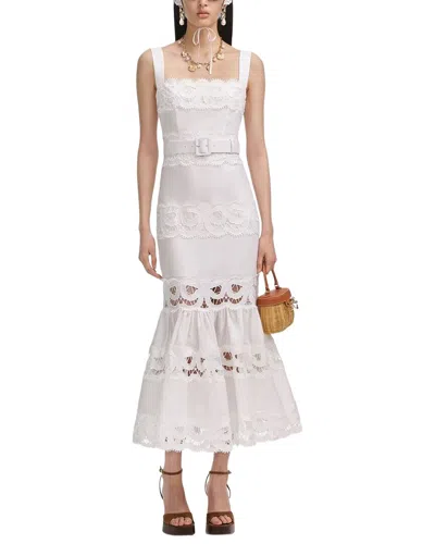 Emma Way Midi Dress In White