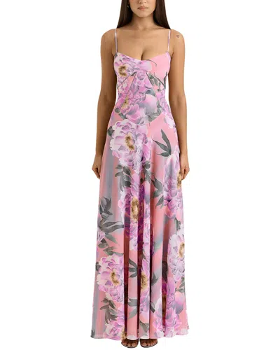 Emma Way Printed Sleeveless Maxi Dress In Multi