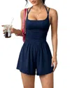 Emma Way Romper In Blue