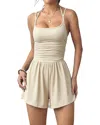 Emma Way Romper In White