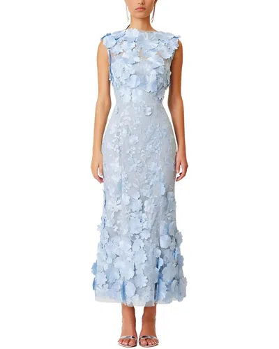 Emma Way Sleeveless Midi Dress In Blue