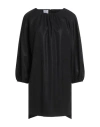 Emma Woman Mini Dress Black Size M Polyester, Viscose, Elastane