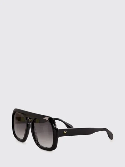 Emmanuelle Khanh 1997 Aviator Acetate Sunglasses In Black