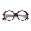 Emmanuelle Khanh Corso 966 Laque Chocolat/marrone Glasses In Brown