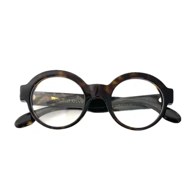 Emmanuelle Khanh Ek1502 36 Classic Havana Glasses In Brown