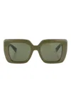 Emmanuelle Khanh Foxy Square-frame Sunglasses