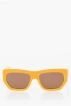 Emmanuelle Khanh Oversized Silencio Sunglasses With Embossed Monogram