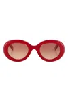 Emmanuelle Khanh Queen Round-frame Tinted Sunglasses