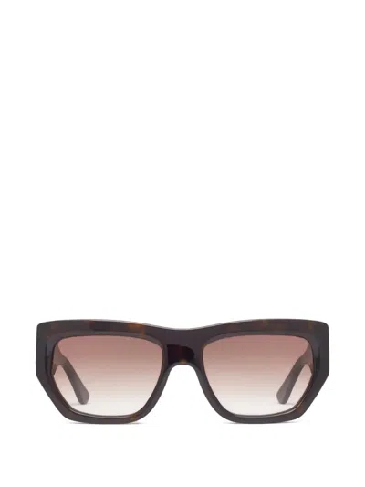 Emmanuelle Khanh Silencio Sunglasses In Brown