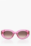 Emmanuelle Khanh Transparent Effect Oval Sunglasses