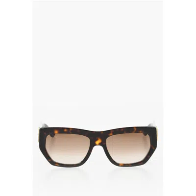 Emmanuelle Khanh Wayfarer Tortoiseshell Sunglasses With Shaded Women's Lenses