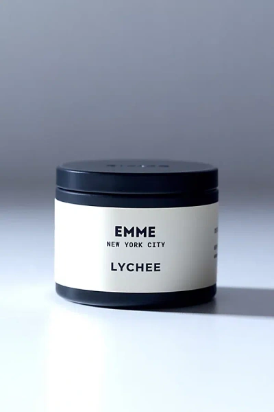 Emme 4 oz Scented Tin Candle In Lychee At Urban Outfitters In Blue