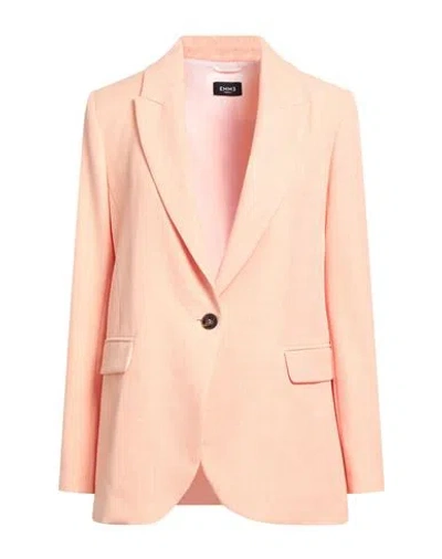 Emme By Marella Woman Blazer Apricot Size 16 Polyester In Pink