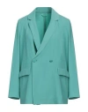 Emme By Marella Woman Blazer Light Green Size 6 Polyester, Elastane In Green