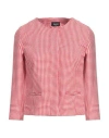 Emme By Marella Woman Jacket Red Size 6 Polyester, Viscose, Elastane In Red