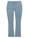 Emme By Marella Woman Jeans Pastel Blue Size 12 Lyocell, Cotton, Elastane