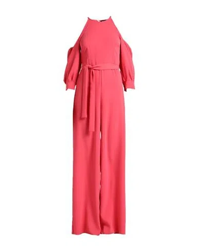 Emme By Marella Woman Jumpsuit Coral Size 6 Polyester In Red