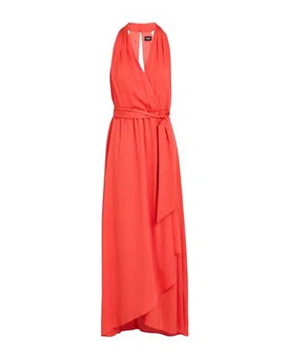 Emme By Marella Woman Maxi Dress Mandarin Size 6 Polyester