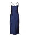Emme By Marella Woman Midi Dress Blue Size 12 Polyester
