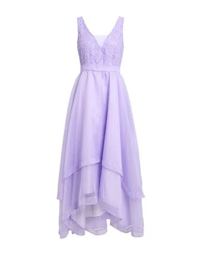 Emme By Marella Woman Midi Dress Lilac Size 12 Polyester