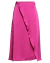 Emme By Marella Woman Midi Skirt Mauve Size 6 Polyester