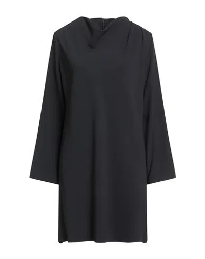 Emme By Marella Woman Mini Dress Black Size 10 Polyester