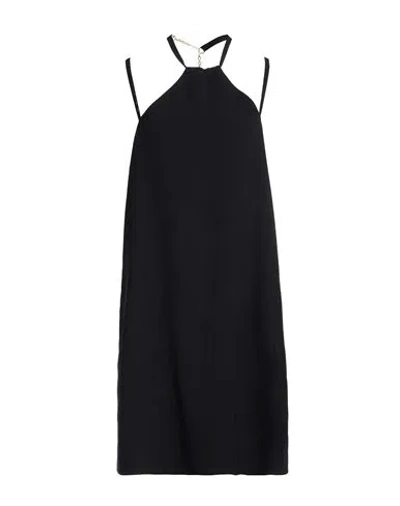 Emme By Marella Woman Mini Dress Black Size 10 Polyester