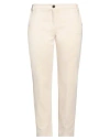 Emme By Marella Woman Pants Beige Size 12 Cotton, Polyamide, Elastane