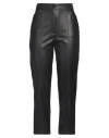 EMME BY MARELLA EMME BY MARELLA WOMAN PANTS BLACK SIZE 10 POLYESTER, POLYURETHANE