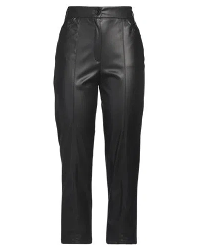 Emme By Marella Woman Pants Black Size 2 Polyester, Polyurethane