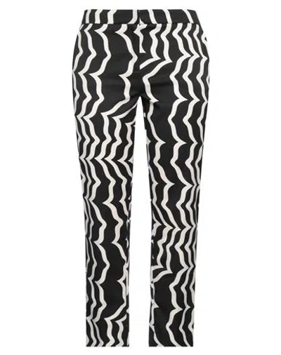 Emme By Marella Woman Pants Black Size 4 Polyester, Elastane