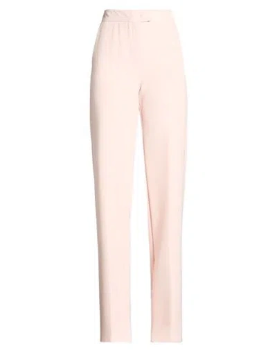 Emme By Marella Woman Pants Blush Size 6 Polyester, Elastane In Pink